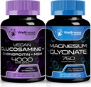 WELLNESS LABSRX Glucosamin Chondroitin MSM | Magnezyum Glycinate Capsules