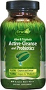 Irwin Naturals Aloe & Triphala Active Cleanse + Probiyotiks - 60 Sıvı Softgels - Natural Digestive Support - Gentle, effective Detox + Elimination 2Part Care - Nourish + Balance
