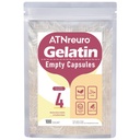 Empty Gelatine Capsules Size 4-Clear Empty Capsules 100 Count, Fillable Pill Small Gel Caps DIY Gelatine Capsule 4