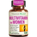 Multivitamin for Women with Vitamins and Minerals for Energy, Focus and Immune Health – Premium Daily Womens Multivitamins & Multiminerals – 60 Liquid Capsules