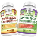 FRESH HEALTHCARE Ashwagandha KSM 66 and Moringa Superfood - Bundle