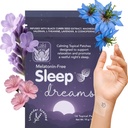 Laki Naturals Sleep Dreams Patch for Adults (1 Count, Pack of 14) – Melatonin-Free Overnight Calming Patches with Black Cumin Seed Oil Extract, Magnesium, Valerian & Lavender – Natural Bedtime Support
