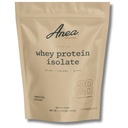 Anea Whey Protein Isolate - Vanilla | 26g Protein | 5.8g BCAAs | Low Carb 2g Carbs| Complete Amino Acids | Gluten-Free, Soy-Free | Lean Muscle & Recovery | Made in GMP Facility