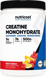 Nutricost Creatine Monohydrate Σκόνη (Fruit Punch, 500 Gram)