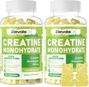 EleviseLife Creatine Monohydrate Gummies 5g για Άνδρες Γυναίκες - συμπλήρωμα μάσημα χωρίς ζάχαρη. 180 Γκάμιες Λεμόνι