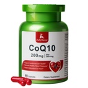 JulyDeer CoQ10 200mg with Vitamin E 20mg, High Absorption Antioxidant Coenzyme Q10 Support for Heart, Energy, Overall Health Supplement 60 Capsules