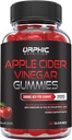 ORPHIC NUTRITION Apple Cider Vinegar Gummies - 1000mg - ACV Weight Loss Gummies - Supports Digestion, Detox & Cleansing - VIT B12, Beetroot - Gomitas de Vinagre de Manzana (60 pcs)