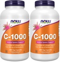 NOW Foods Supplements, Vitamin C-1,000 with 100 mg of Bioflavonoids, Antioxidant Protection*, 250 Veg Capsules, (Pack of 2)