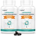 Yagabay Liposomal NAD+ 500 mg, Yüksek Aborpsiyon, TMG 250 mg ile NAD+'yı güçlendirin, Actual NAD Plus Nicotinamid Riboside'dan daha verimli, Destek Hücreleri Enerji, Sağlıklı Ağlama | 120 Softgels
