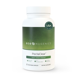 EcoNugenics PectaClear Detox Supplement for Toxic Metal Cleanse – Φυσικά & με ασφάλεια εξαλείφει τοξίνες για το έντερο, το συκώτι και το νεφρό Detox & επισκευή – Βοηθά με την ενέργεια, το βάρος, την ορμονική ισορροπία – 60 κάψουλες