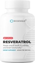 Resveratrol 600mg ισχυρά αντιοξειδωτικά & Trans-ρεσβερατρόλη από το εκχύλισμα ρίζας Polygonum, προάγει την αντι-γήρανση & καρδιοαγγειακή υποστήριξη, 60 κάψουλες - Made in USA - Vegan, Non-GMO, Gluten Free