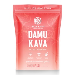 Koa Kava Damu Kava Powder – Premium Fijian Damu Noble Root, Strong, Heady Relaxation (1 LB (450g))
