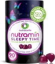 Nutramin Sleepy Time Gummy: The Vegan, Sugar-Free, Natural Melatonin 5mg for Longer Deeper Sleep - No Next-Day Grogginness, Non-Habbit Forming Delicious & Drug-Free Αλλεργία-Safe Herbal Sleep Gummies