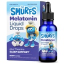 Smurfs Liquid Melatonin Drops for Kids | 1mg Melatonin Liquid for Kids with Calming Sleep Blend | Vegan Non-GMO & No Artificial Flavors or Colors | No Added Sugar | Berry Flavor | 60 Servings