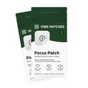 Focus Patches, Concentration Support with L-Theanine, Alpha GPC, Lion’s Mane & Natural Caffeine (8 Total Patches)