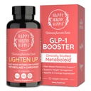 Happy Healthy Hippie GLP-1 Supplement (Metabolaid™ + Chromium) + Appetite Suppressant for Women | Metabolism Booster (AMPK) for Weight | Belly Fat Burner | Hunger & Cravings Control - 30 Vegan Caps