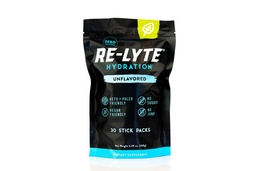REDMOND Re-Lyte Hydration Electrolyte Powder Mix (Unflavored), 30 Stick Packs