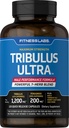 Fitness Labs Tribulus Terrestris for Men | 120 Capsules | Extract Supplement | Complex Blend with Maca, Tongkat Ali, Horny Goat Weed | Maximum Strength | Non-GMO, Gluten Free