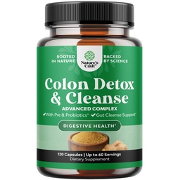 Herbal Colon Cleanse for Women & Men - 15 Day Gut Cleanse Detox for Women & Men with Senna Leaf Cascara Sagrada & Psyllium Husk for Fasting Acting Relief - 3rd Party Tested Made in The USA - 120 Count
