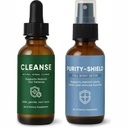 Wellvia Gut Cleanse, Purity Shield, Gut and Colon Support, Non-GMO for Women & Men, Black Walnut Hull, Wormwood, Ginger, 2 PCS