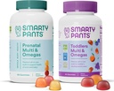 SmartyPants Prenatal ve Toddler Multivitamin Gummies Sche: Omega 3 Fish Oil (EPA/DHA), Biotin, Metil, Vitamin D3, C, Vitamin B12, B6, A, K & Çinko Immune Support (30 Day Supply)