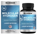 Hydrogen Water Tablets with Magnesium - H2 Molecular Tabs for Drinking Water, Non-GMO, Gluten-Free & Vegan - Supports Energy - 120 Tablets (60 Servings)