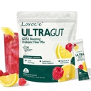 UltraGut GLP-1 Booster Fiber Mix Drink, Cortisol Reducer & Sleep Aid, for Weight Loss & Gut Health - with Prebiotics, Magnesium Glycinate, L-Theanine, Ashwagandha, Vitamin D, No Sugar, 30 Servings
