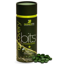 RECOVERYbits - Βιολογικά Δισκία Chlorella - Φυτικά Άλγη Superfood - Χλωροφύλλη - Ρωγμή Τοίχων κυττάρων - Ενέργεια - Ανοσοποιητικό Σύστημα - Detox - Keto - Vegan - Μη ΓΤΟ - Μεγάλο Κάνιστρο - 1000 Tabletισκία