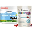 Premium Bovine Colostrum Duo: Daily Immune Support Gummies + High-Potency IgG Powder