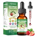 Liquid Collagen for Women, GLP Friendly 10-in-1 Multi Collagen Trim & Glow with Hyaluronic Acid Biotin Green Tea & ACV, Hydrolyzed Collagen Burn Drops for Digestive Gut Skin Health & Hair Growth