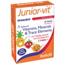 Health Aid Junior-vit - Chewable (Tutti-fruity Flavour) (Age 2 plus) - Blister Pack 30 Tablets