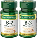 Nature's Bounty, Vitamin B-2, 100 mg, 100 Tablet - 2 Paket