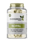 Evergreen Herbs Nopal Capsules - Prickly Pear 90 Capsule, Opuntia Ficus Indica, Indian Fig Opuntia, Barbary Fig - Tamper Proof Seal to Ensure Freshness.