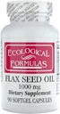 Ekolojik Formulaler Organik Flax Tohum Petrol 1000 Mg, Beyaz, 90 Kont
