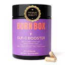 BURNBOX GLP-1 Booster | Weight Management Supplement for Women & Men - GLP1 Supports Appetite Control, Energy Production & Mood Balance - Vegan, Gluten-Free Capsules | 60 Count