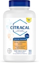Citracal Slow Release 1200, 1200 mg Κιτρικό ασβέστιο με βιταμίνη D (1000 IU), Βιταμίνη D3, Υποστήριξη για την Υγεία των Οστών, Συμπλήρωμα ασβεστίου για Ηλικίες 12+, 185 Count