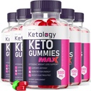 Ketology Keto ACV Gummies - Advanced Apple Cider Vinegar Gummies (300 Gummies) (Pack of 5)