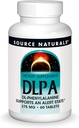 Source Naturals DLPA DL- Phenylalanine 375 mg συμπλήρωμα που υποστηρίζει κατάσταση συναγερμού - 60 δισκία