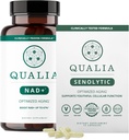Qualia Life Sciences Sche Qualia NAD+ & Qualia Senolytic, Klinik Olarak Test Edilmiş Tamam, NAD+'ı güçlendirebilir, Aging Supplement Supplement