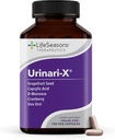 Urinari-X - Urinary Tract Support - Fast Acting UTI Relief - Sağlıklı Bladder Function & Immunity - D-Mannose, Cranberry, Caprylic Acid, Uva Ursi & Grapetre - 180 Capsules