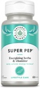 Doğal Denge Super Pep | All Day Herbal Energy Supplement | Eleuthero, Kola Nut, Gotu Kola, B-Vitamins & Chromium | 60 Capsules, 30 Servisler