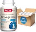 Jarow Formulas Ashwagandha 300 mg - 120 Κάψουλες Veggie - Συνολική Υγεία & Αντίσταση στην Κόπωση - Συμπλήρωμα Υποστηρίζει την αντοχή, την αποκατάσταση των μυών & Γνωστική Υγεία - 60 Υπηρεσίες (Pack of 12)