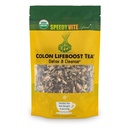 SpeedyVite Colon LifeBoost Tea Detox ve Cleanse - Organik Pu'er Tea with Ginger, Lemongrass - For Emerg Colon Health and Function