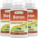 En iyi Naturals Boron Supplements 5 mg 240 Tabletler (240 Kont)
