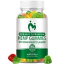 (1 Packs) Hemp Gummies for Pain, Sleep, Anxiety - High Potency Pure Organic Hеmp Oil Extract Supplement - 100% Natural Advanced Extra Strength Hemp Gummy - Vegan Non-GMO