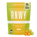 RNWY Salty Carbs Electrolyte Drink Mix 30g Dual-Action Carbs + 700mg Sodium, Endurance Fuel for Runs, Rides and Races, Gluten-Free, Dairy-Free, Non-GMO (30 Servings, Melon)