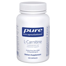 Pure Encapsulations L-Carnitine | Hypoallergenic Supplement for Cardiovascular and Endurance Support* | 120 Capsules