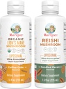 MaryRuth Organics Lion's Mane Liposomal (Coffee Kek) & Reishi Mushroom (Candied Pecan) | Temiz Etiket Projesi Doğrulanmış® | Bilişsel Destek için Vitaminler, Immunity, & General Health | Vegan, Non-GMO