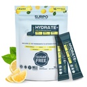 Sugar Free Electrolytes Powder Packets, 16 Count SURPO Electrolyte Drink Mix Lemon-Aid Zero Calorie, No Sugar Instant Hydration Packets for Energy & Recovery with Taurine, Magnesium, Potassium, Sodium