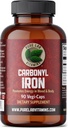 Pure Lab Vitamins Carbonyl Iron - 90 Vegan Caps Μοναδική διαμόρφωση του μεταλλικού σιδήρου με VIT C, Superior βιοδιαθεσιμότητα - Μη-Συντηρητικό, Υποστηρίζει τον σχηματισμό ερυθρών κυττάρων αίματος που γίνονται στον Καναδά